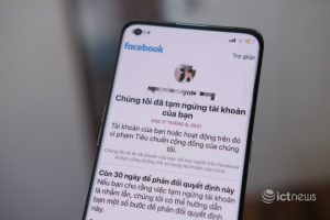 TÀI KHOẢN FACEBOOK BỊ CHẶN